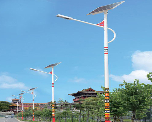 乌尔禾民族特色路灯